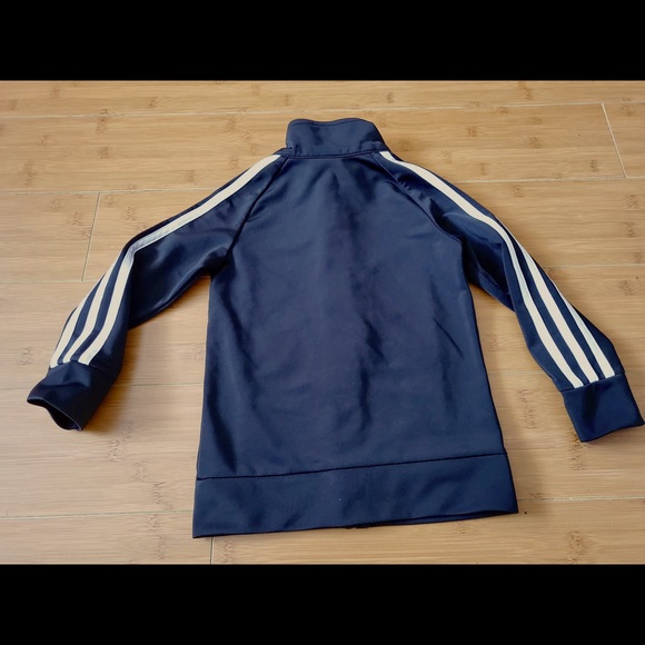 ADIDAS Zip-Up Sport Black Jacket 3T - Picture 3 of 5